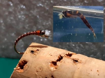 Hot Chocolate Chironomid Pupa Fly Comparison