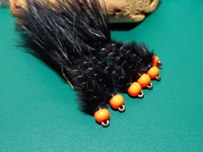 M&M Black & Hot Orange Leech