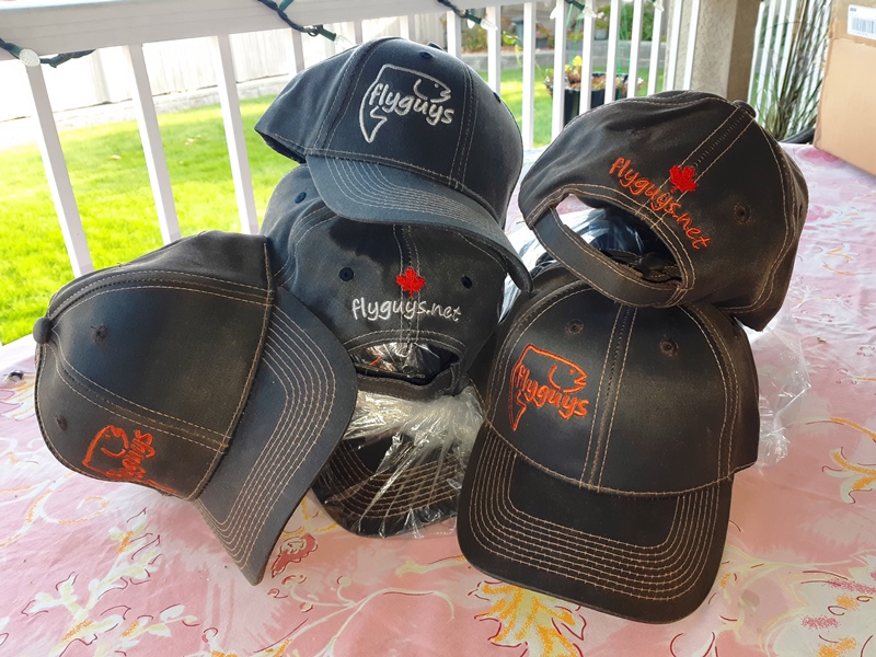 Oil Skin Fishing Hats - flybuys.ca  Custom Tied Trout Flies & more