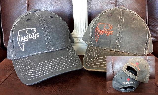 Oil Skin Fishing Hats - flybuys.ca  Custom Tied Trout Flies & more