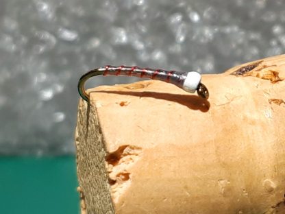 BDC White & Red Chironomid Pupa Fly