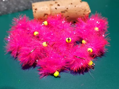 Blobber Blob Fly Pattern -Flo Fuchsia