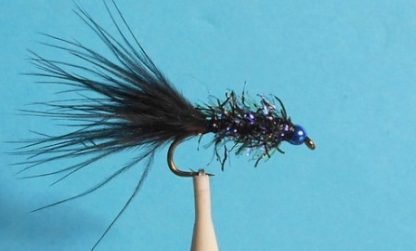 UV2 Straggle Leech Fly - Black & Blue