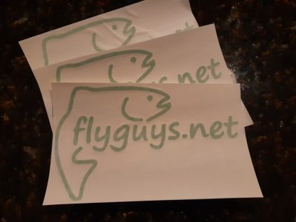 flyguys.net Fish Decal - Green