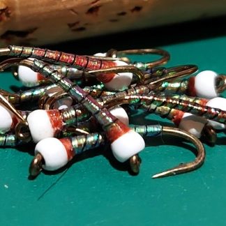 Peaches & Green Chironomid Pupa Fly Pattern