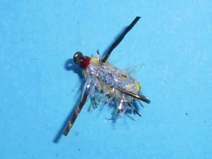 Floater Boater Floating Water Boatman Fly Pattern - Bottom