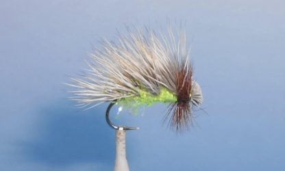 MikStraggle Sedge Adult Caddisfly - Chartreuse
