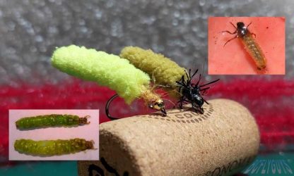 Moppet Naked Caddis Larva Fly Pattern