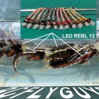 LSD REBL Super Chromie Chironomid Pupa 12 Pack