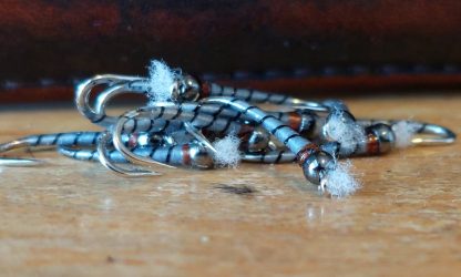 Blasty Blue Dun Chironomid Pupa Fly