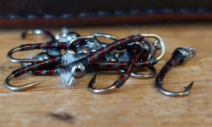 Skank Black Bead Chironomid Pupa Fly