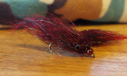 Dub Thumper - Blood & Brown (Blood Brother) Dubbing Loop Leech Fly Pattern